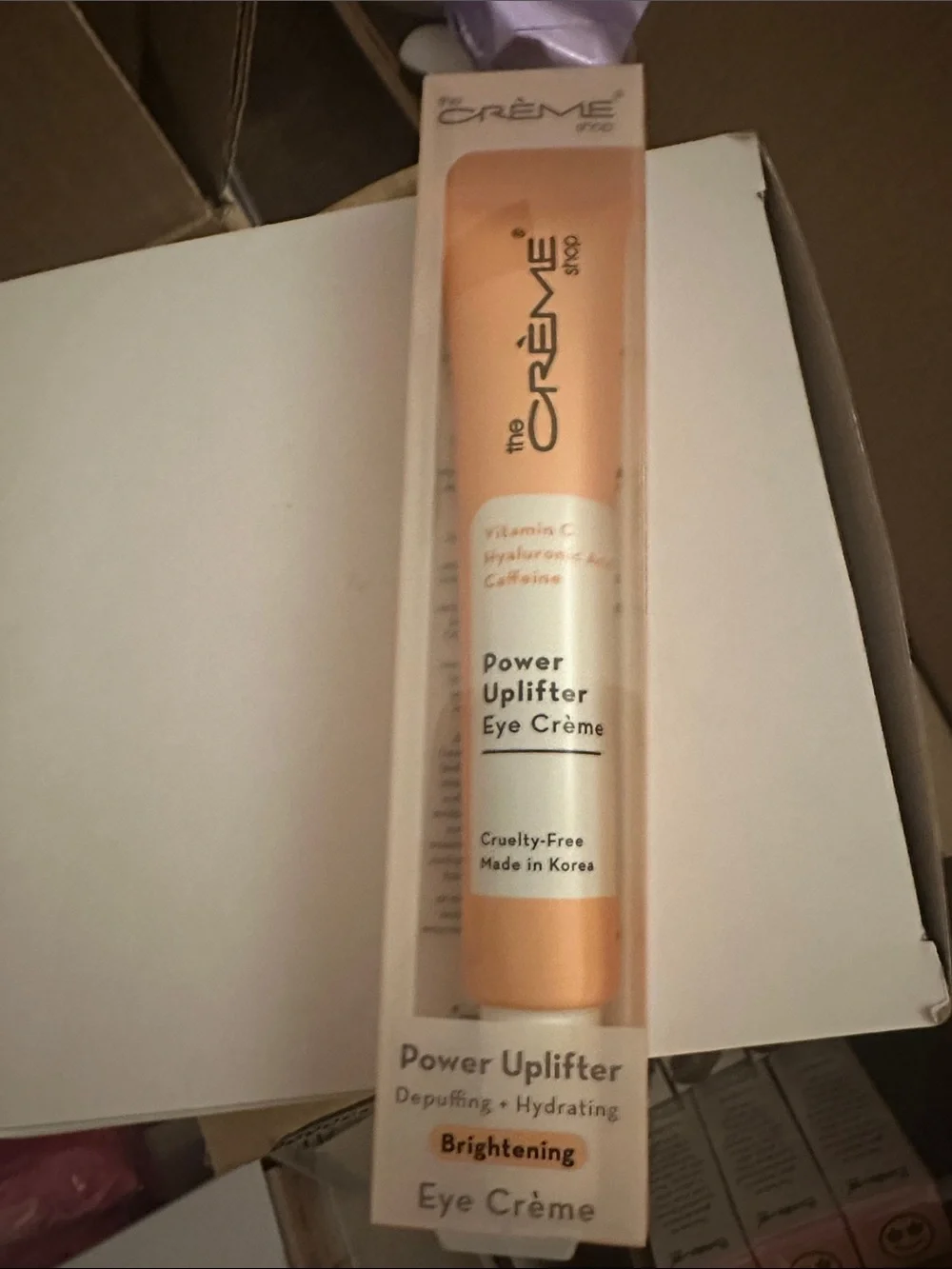 Crème Shop Power Uplifter Brightening Eye Crème